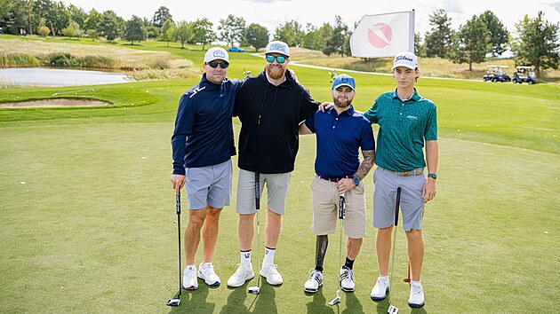 Momentka z golfového turnaje Champions Together, který se uskutečnil 5. září na hřišti Albatross.