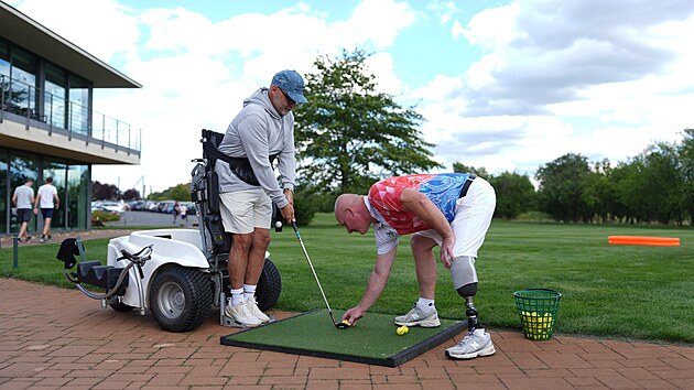 Momentka z golfového turnaje Champions Together, který se uskutečnil 5. září na hřišti Albatross.