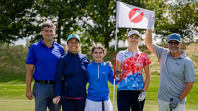 Momentka z golfového turnaje Champions Together, který se uskutečnil 5. září na hřišti Albatross.