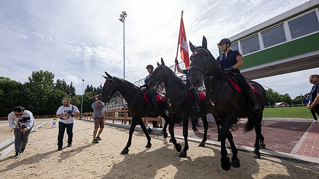 Otevření modernizovaného jezdeckého kolbiště na dostihovém závodišti v Pardubicích. (7. září 2026)