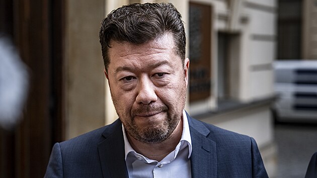 Jednání koaliční rady o návrhu státního rozpočtu na rok 2027. Na fotografii předseda Sněmovny a SPD Tomio Okamura. (7. září 2026)