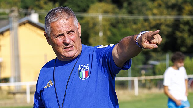 Tren&eacute;r fotbalov&eacute;ho Znojma a exkouč L&iacute;&scaron;ně Milan Valachovič (19. srpna 2026)