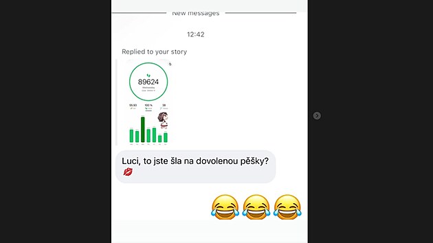 Lucie Vondráčková na Instagramu ukázala i vtipné reakce, kterými lidé komentují její příspěvek. (srpen 2026)