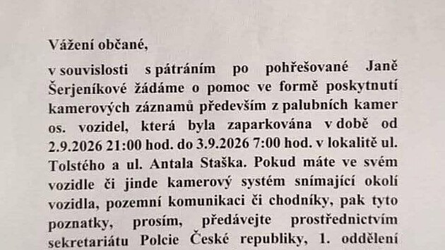 V papírové podobě visí výzva ve vybraných frýdecko-místeckých ulicích.