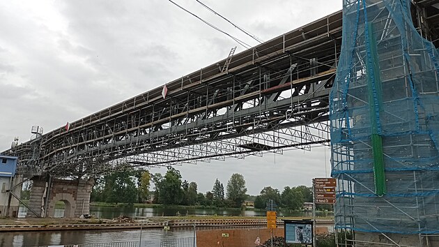 Oprava Špindlerova mostu v Roudnici nad Labem (září 2026)
