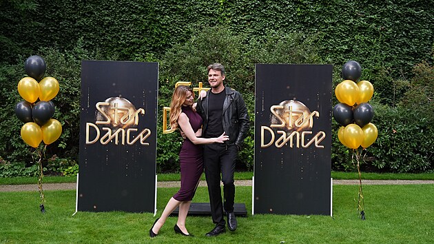 Vojtěch Dyk a Catharina Malek na tiskové konferenci 14. ročníku StarDance