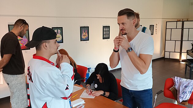 Jan Ondrejka při instruktáži