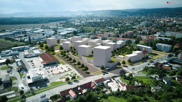 Jihovýchodně od centra Uherského Hradiště může vzniknout téměř 600 nových bytů. (září 2026)