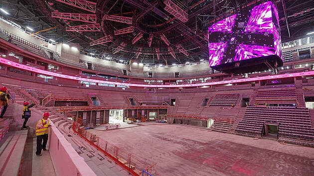 Do dokončení T Areny zbývá poslední měsíc. (25. září 2026)