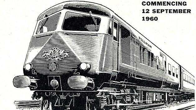 Luxusní vlak Blue Pullman