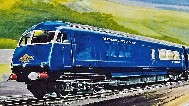 Luxusní vlak Blue Pullman