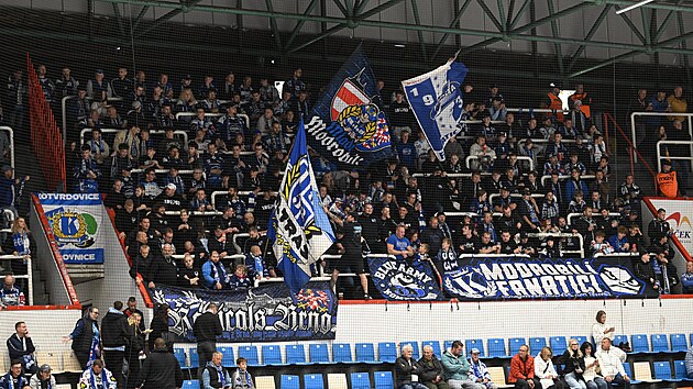 Fanoušci Komety Brno v Olomouci.