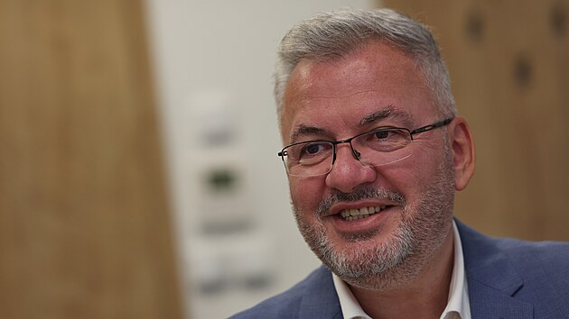 Lídr SPD v Ostravě Peter Harvánek. (24. září 2026)