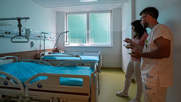 Krumlovská nemocnice přestavěla pavilon D, kde jsou i lůžka pro následnou rehabilitační péči, první v kraji.