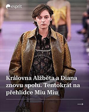 Kr�lovna Al�b�ta II. a princezna Diana se znovu potkaly. Tentokr�t bez Buckinghamsk�ho pal�ce, zato v k��i, mikro�ortk�ch a na fialov�m mole Miu Miu....
