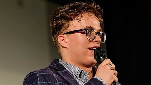 Robin Bortolin při premi&eacute;ře sv&eacute;ho prvn&iacute;ho celovečern&iacute;ho dokumentu Cizincem napoř&aacute;d