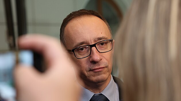 Martin Fra&scaron;, st&aacute;tn&iacute; z&aacute;stupce ve věci obžalovan&eacute;ho Petra Wolfa, u Okresn&iacute;ho soudu v Ostravě (5. ř&iacute;jna 2026)
