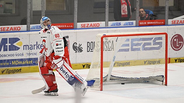 Brankář Jan Brož si vůbec poprvé v kariéře zachytal extraligu.