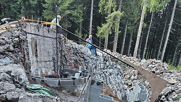 Tvrz Bouda má nový pancéřový zvon. Nachází se na objektu K-Ba-S 22. (9. října 2026)