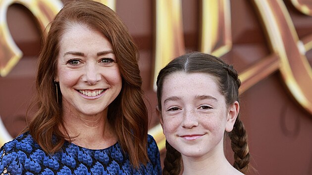 Alyson Hanniganov&aacute; a dcera Keeva (2023)