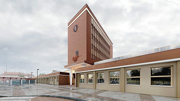 Tak by podle n&aacute;vrhů architektů mělo po rekonstrukci vypadat n&aacute;draž&iacute; v Chebu.