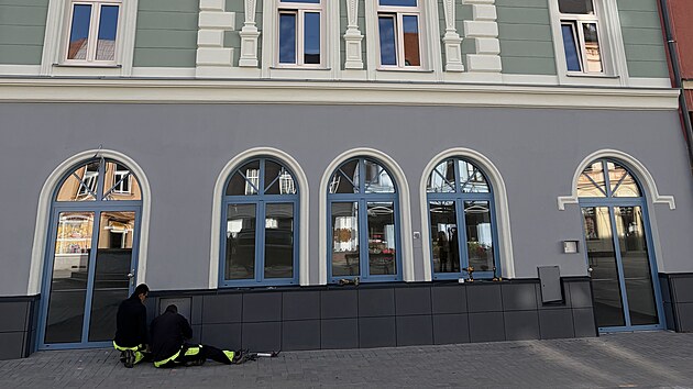 Zrekonstruovaný dům Egerius na sokolovském Starém náměstí.