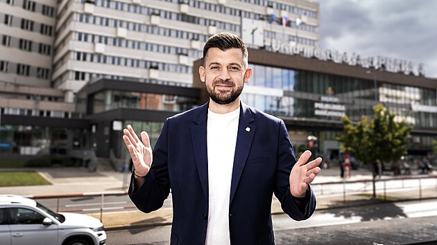 Jan Hušbauer, pražský lídr hnutí ANO. (21. 9. 2026)