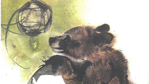 Ilustrace Mirko Hanáka z knihy Lovy beze zbraní