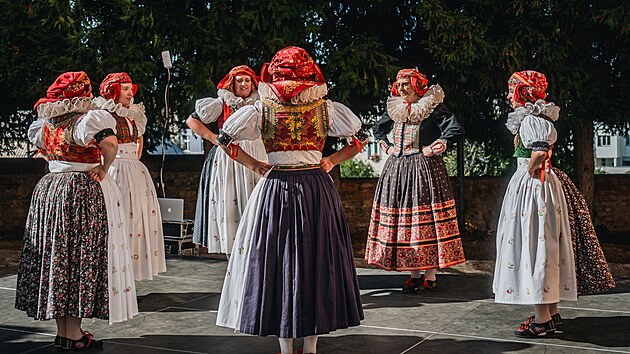 Haná je rozsáhlý národopisný region a podoba kroje se v jednotlivých oblastech liší. Pro instruktážní video k oblékání jeho ženské podoby, kterou připravilo Vlastivědné muzeum v Olomouci ve spolupráci s Hanáckým muzeem v přírodě, byla zvolena olomoucko-litovelská varianta, takzvaný blaťácký kroj.