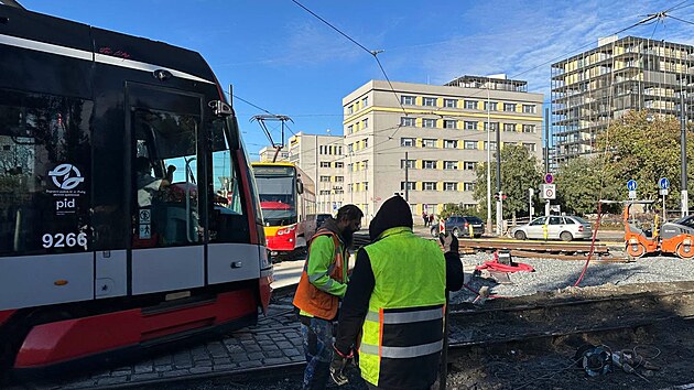 Rekonstrukce tramvajov&eacute; trati mezi Ohradou a N&aacute;kladov&yacute;m n&aacute;draž&iacute;m Žižkov. (12. ř&iacute;jna 2026)