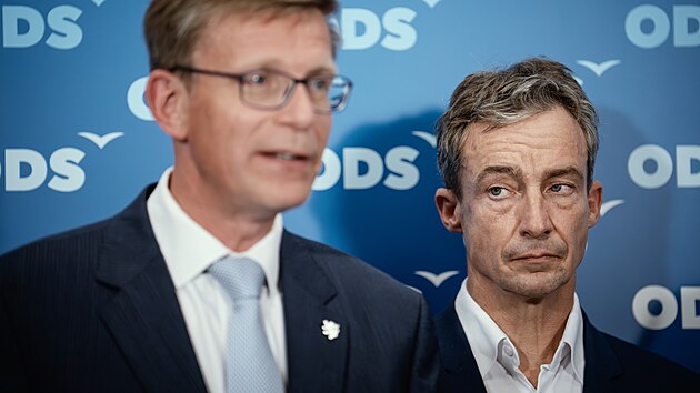Volební štáb ODS v Praze. Na snímku Tomáš Portlík.. (10. října 2026)