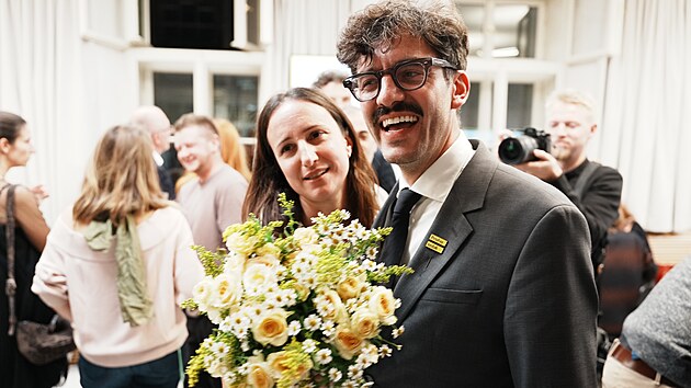 Volebn&iacute; &scaron;t&aacute;b Praha sobě. Na sn&iacute;mku 
Adam Scheinherr. (10. ř&iacute;jna 2026)