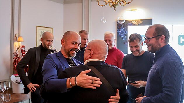 Volební štáb strany Naše Česko v Českých Budějovicích. N snímku náměstek primátorky Petr Maroš. (10.10.2026)