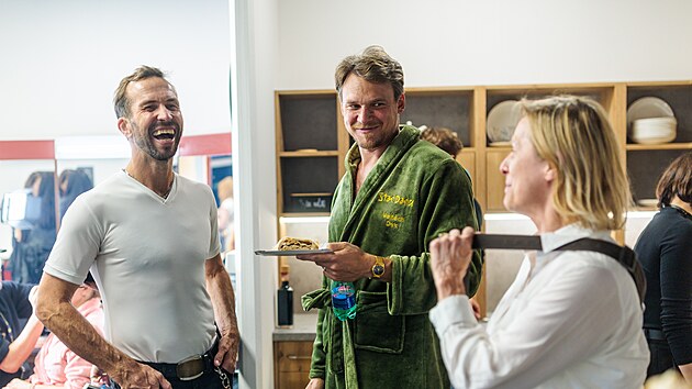 Radek Štěpánek, Vojtěch Dyk a Tatiana Drexler v zákulisí StarDance XIV (10. října 2026)