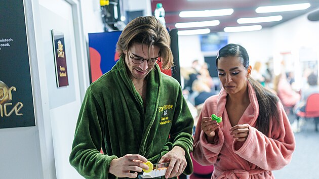 Daniel Makovec a Luciana Tomášová v zákulisí StarDance XIV (10. října 2026)
