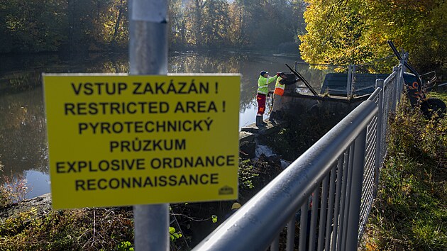 Ve Zlíně začali vypouštět Kudlovskou přehradu v centru města. Součástí je pyrotechnický průzkum. (27. října 2026)