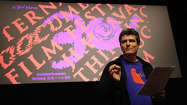 Ředitel a spoluzakladatel jihlavsk&eacute;ho festivalu dokument&aacute;rn&iacute;ch filmů Marek Hovorka. (21. ř&iacute;jna 2026)
