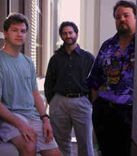 zleva: Rob Pardo, Mike Morhaime a Bill Roper