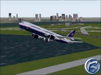 Boeing 767 krtce po startu