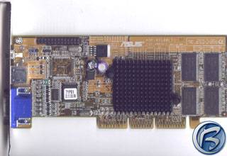 Pedn strana karty ASUS V7100/T