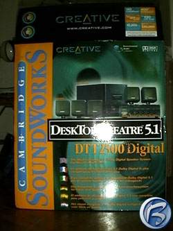 Kartonový obal Cambridge SoundWorks DeskTop Theater 5.1Digital