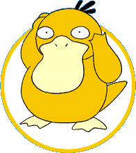 Charakter z Pokmonu - Psyduck