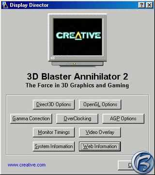 Pokroilej ovladae Fastrax ke kart Creative Blaster Annihilator Geforce GTS