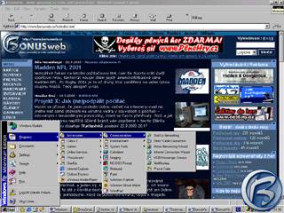 Start - menu ve Windows Millenium Edition