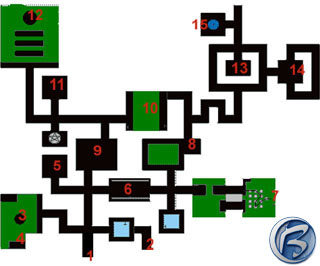 Mapka dungeonu Hythloth