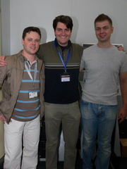 Autorsk tm hry Secret Files II (zleva: Marco Zeugner, Martin Mayer a Christian Fischer.