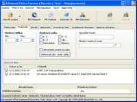Advanced Office Password Recovery - vt obrzek z programu
