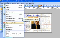 Belltech Business Cards Designer Pro - vt obrzek z programu