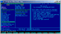 FAR Manager - vt obrzek z programu