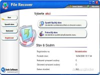 File Recover - větší obrázek z programu